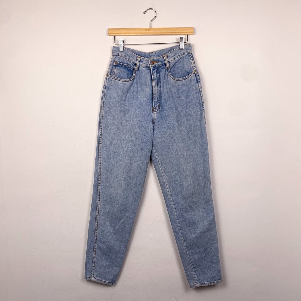 Vintage Bill Blass 100% Cotton Tapered Mom Jeans